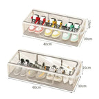 PVC Shoe Storage Foldable Shoes Bags Large Capacity Portable Space Saving Shoes Dust-proof Water-proof Transparent Storage Box