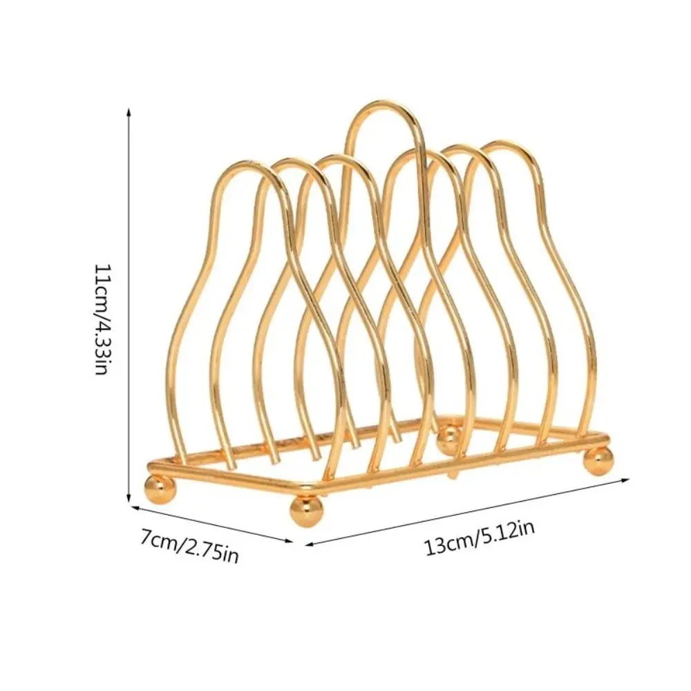 Small Kitchen Iron Storage Rack European Style Installation-free Dish Plate Holder Iron Art Metal Drainin Rack Rack Accessories