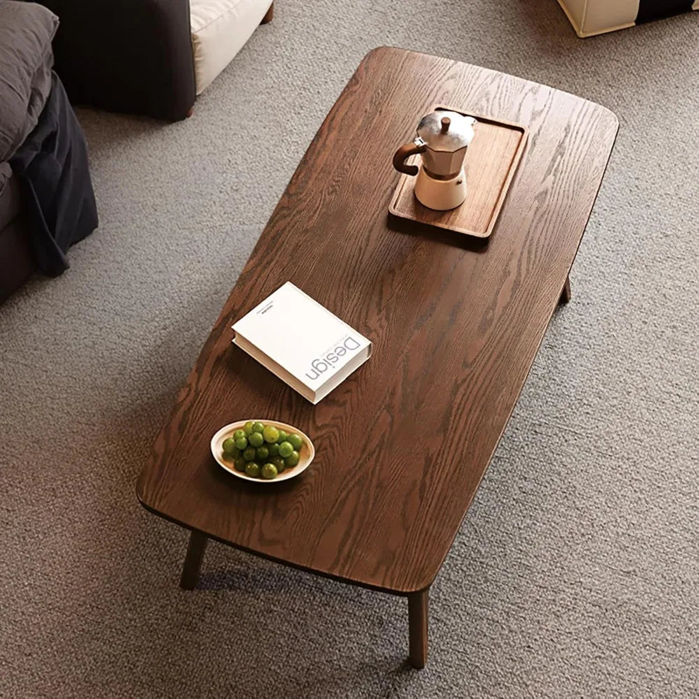 Solid Oak Rectangular Coffee Table