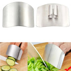 Kitchen Cooking Tools Stainless Steel Finger Hand Protector Guard Personalized Design Chop Safe Slice Knife