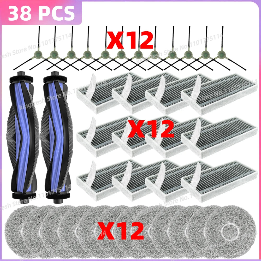 Compatible For ( Lefant M3 / M3 MAX / M3L ) Vacuum Parts Main Roller Side Brush Mop Cloth Filter Accessories