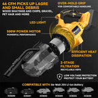 Cordless Vacuum Cleaner Rechargeable Handheld Dust Blower Floor Car Pet Hair Multifunction Cleaning For Dewalt 20V Battery Pin