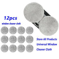 DIVEDEER 12 pcs Window Cleaner Rags Vacuum Cleaner Rags Electric Window Cleaner Round Rags