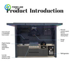 Customized Multifunctional Integrated Outdoor Kitchen Station Stable Structure For Villa Patio Backyard Open Air Cooking