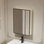 Space Aluminum Smart Bathroom Cabinets Wall-mounted Nordic Multifunction Mirror Cabinets Shelves Home Furniture Arredo Bagno FYB