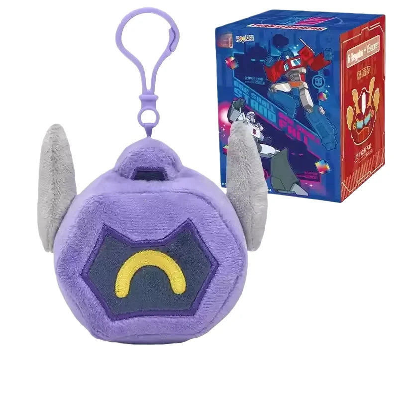REESEE Mini  Plush  Blind Box Optimus Prime Shockwave Soundwave Megatron Cartoon Keychain Schoolbag Charm Fans Collectible Gift