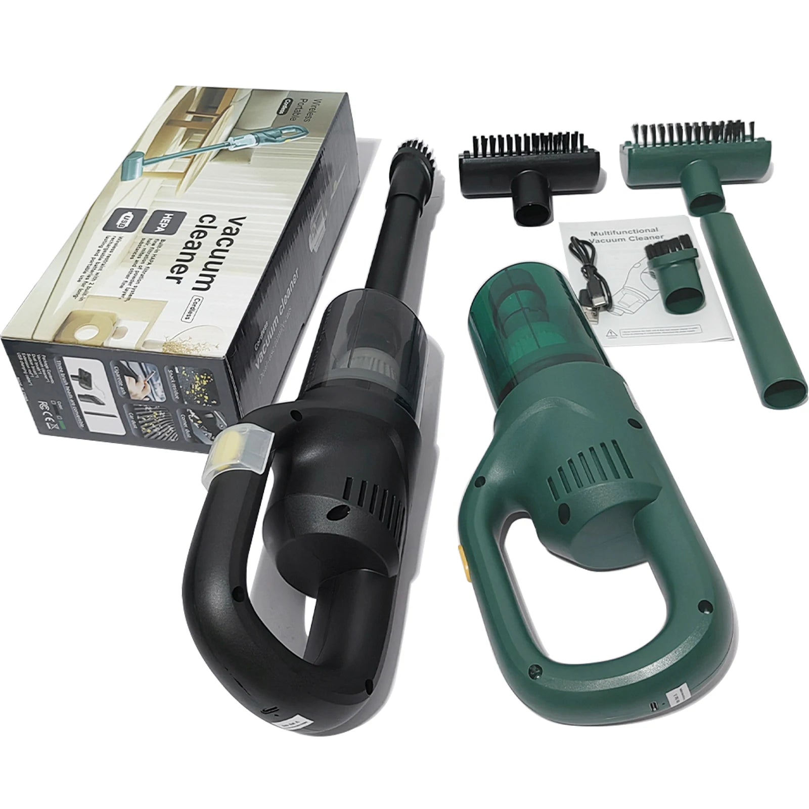 5KPa Cordless Mini Vacuum ， Rechargeable for Pet Hair, Dust in Home, Car & Office. Strong Suction for Sofa & Auto Detailing