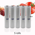 Household Food Saver Vacuum Bag Storage Bags Machine Film Sealer Vacuum Packer Saran Wrap Food Fresh Long Keeping 1 Roll