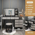 Luxury Dressing Table Comfortable Vanity Makeup Desk LED Large Mirror Drawer for Bedroom Wood Furniture Chest of Drawers Home