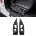 For Audi Q5 FY 2018 2019 2020 2021 Car Styling Interior Door Window Handle Panel Strips Cover Trim Carbon Fiber ABS