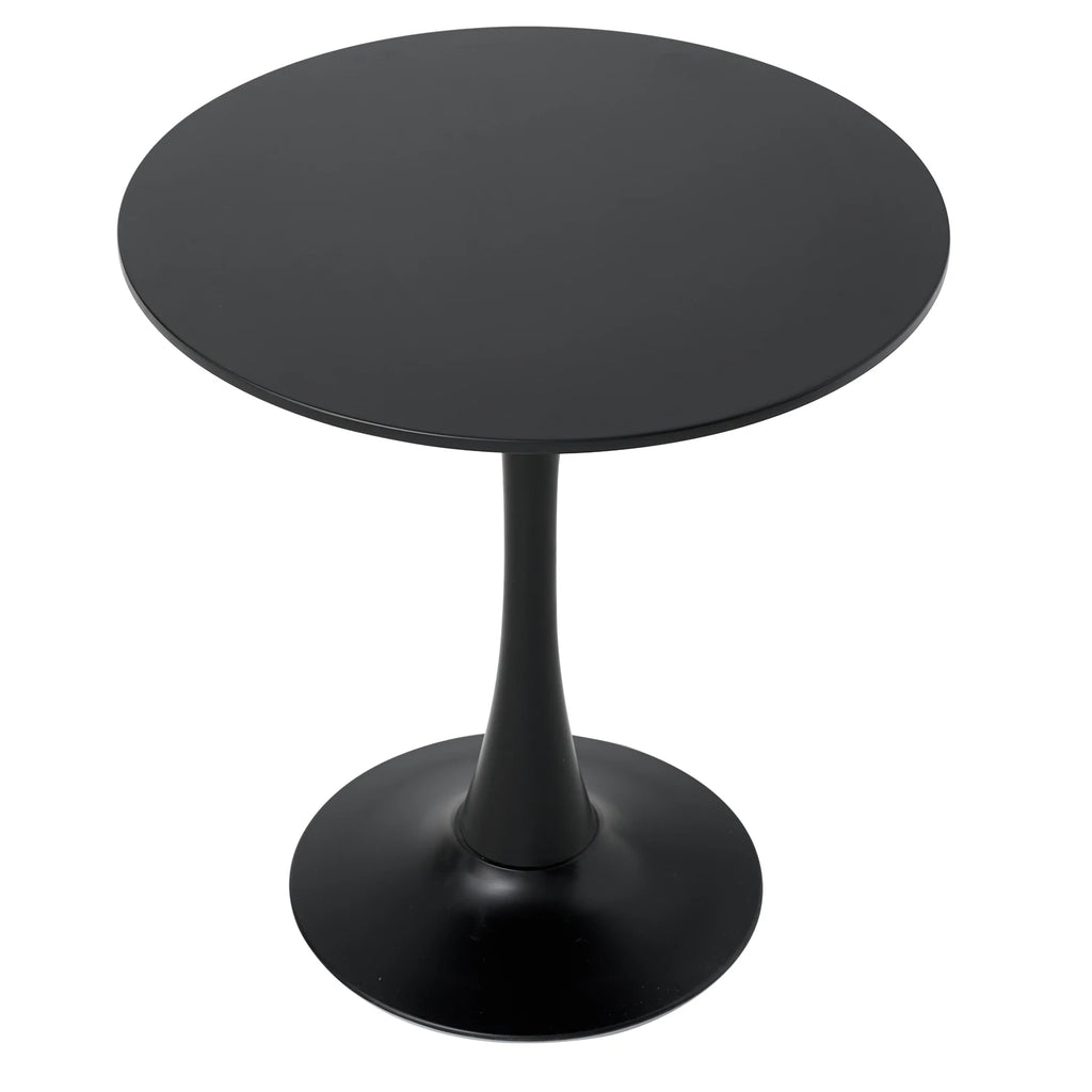 White Round Table Fixed Gina Kitchen Dining Room Living Room Nordic Modern Style Furniture Small Balcony Table 70CM