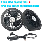 5V Cooling Fan for Air Conditioner Cooling Vest Jacket Air Conditionin