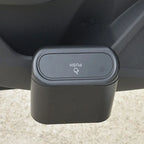 1L Car Interior Storage Case Trash Garbage Box Door Bin Push Can Mini Tray Dustbin Seat Clip Stand Holder Automotive Accessories