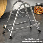 Kitchen Stainless Steel Tray Vegetable Chopping And Draining Storage Rack