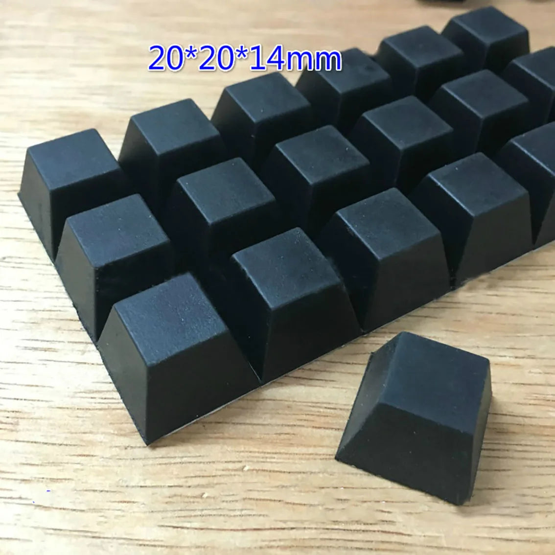 1-100Pcs Rubber Feet Self-adhesive Furniture Pads Protectors Shock Absorber Feet Pad  Laptop Speakers Appliances Protect Mats