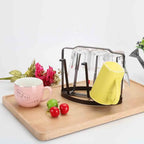 Kitchen and Bathroom Organizer - Mug Tree, Dishes Dry Rack, Coffee Cup Hanger, Storage Stand