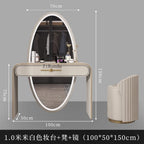 Solid wood dresser, storage cabinet, integrated bedroom, small dressing table, high-end dressing table