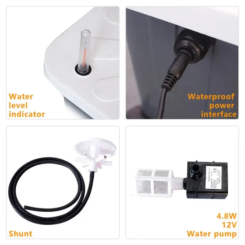 Hydroponic Growing System DIY Balcony Detachable Home Garden Greenhouse Vertical Tower Vegetable Planter