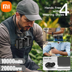 Xiaomi Dual Motors Belt Clip 20000RPM Rechargeable Waist Neck Fan 1000