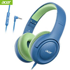 Acer HK03 Kids Headphones with Cord for School 85/94dB Volume Limiter Foldable Stereo Sound Headset for Toddlers Girls Boy