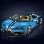 Mould King 10111 Technical MOC Blue Sport Racing Car Building Block Set - Kids Christmas Gift | AlluCanFind