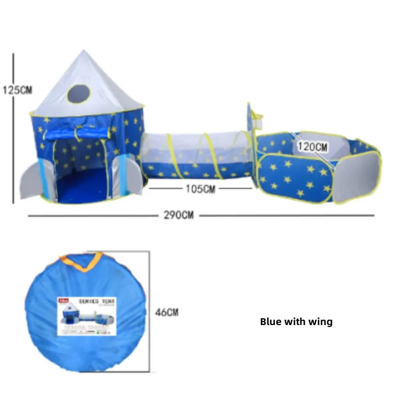 3in1 2Color Children Tent House Toy Ball Portable Tipi Interactive Pit Pool Kid Removable Indoor Outdoor Playhouse Gift Decor