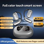 UYUXIO OWS Real Time Translation Earbuds with 144 Languages AI Translating Earphone with LCD Touch Screen Ear Buds Headphone
