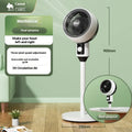 Circulation Quiet Powerful Floor Fan with Remote Control Adjustable He