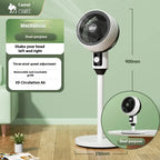 Circulation Quiet Powerful Floor Fan with Remote Control Adjustable He