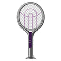 Rotating Head Bug Zapper Racket Rechargeable Electric Fly Swatter Fly Killer and Mosquito Trap Lamp for Indoor Outdoor