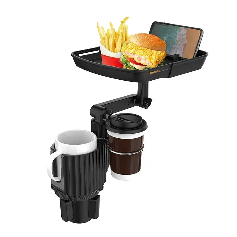Car Cup Holder Expander 360° Rotating Beverage Coffee Holder Phones Stand Multi Functional Durable and Stable Car Cup Holder