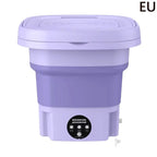 Mini Folding Portable Washing Machine 8L Socks Underwear Panties Retra