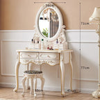 Makeup Vanity Dressing Table Dressers for Bedroom Makeup Vanity Desk Organizer Treasure Chest Girls Tocadores Comfortable Table
