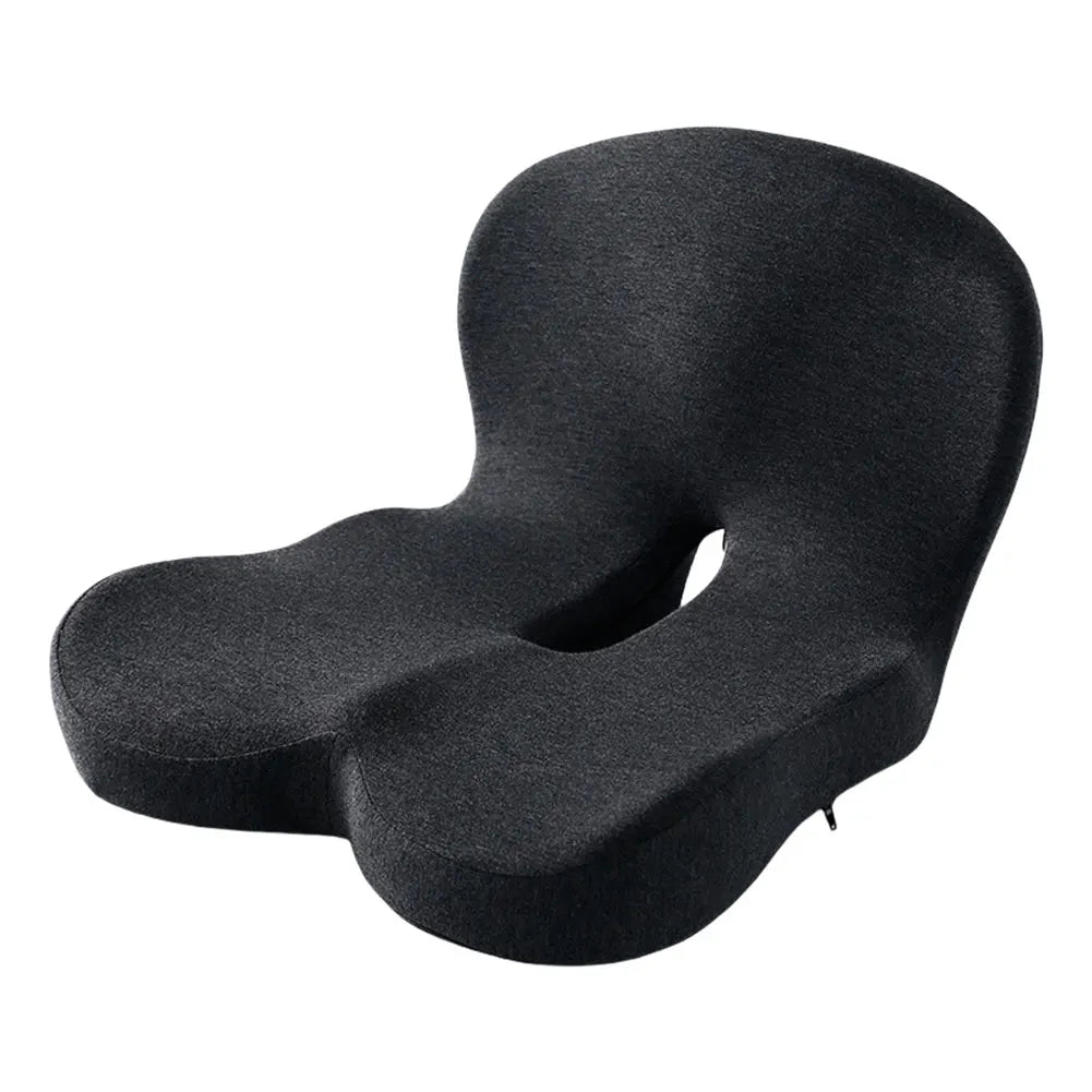 Memory Foam L Shaped Integrated Office Chair Cushion with Lumbar Suppo