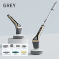 Electric Cleaning Brush Cordless Handheld Shower Scrubber Spin Cleaner Multifunctional Cleaner with 7PCS Heads Bathroom Kitchen