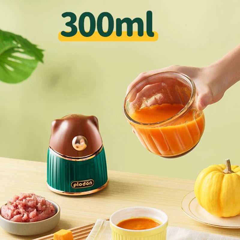 Household baby food dispenser portable baby food kneading machine small multifunctional stirring and meat grinder
