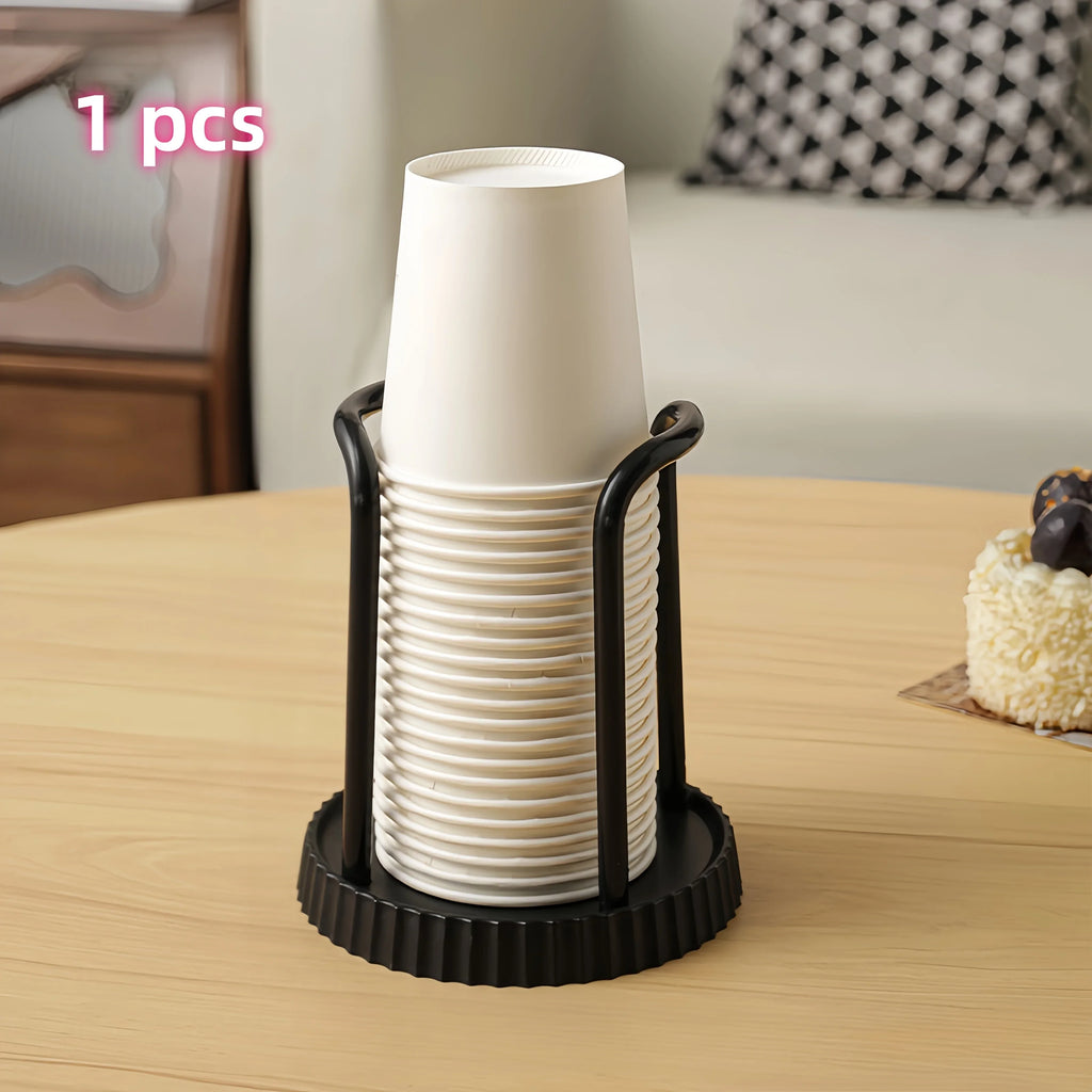 Kitchen Paper Cup Holder Disposables Cups Picker Multifunctional Desktop Cup Storage Rack Household Coffee Cup Holder for Home