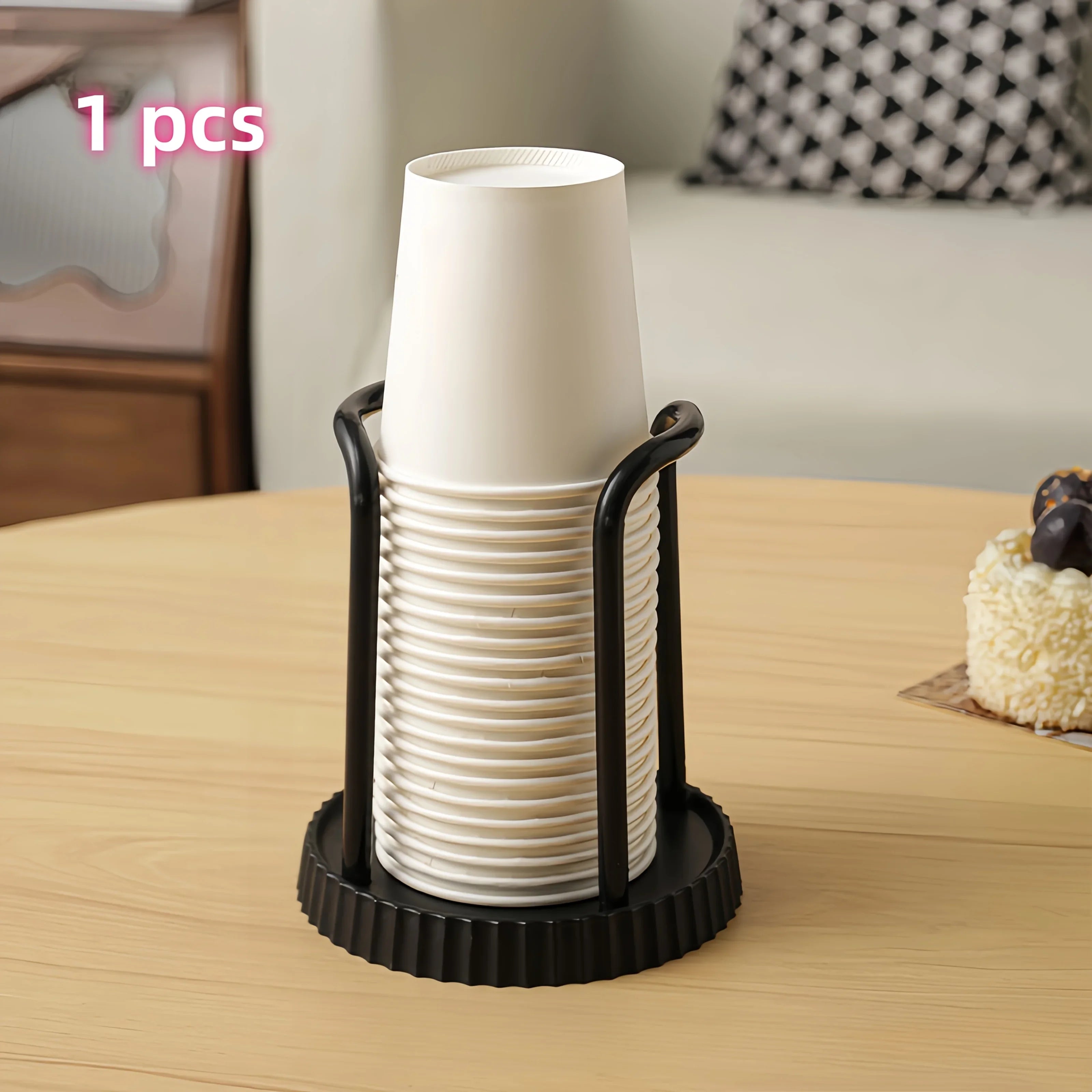 Kitchen Paper Cup Holder Disposables Cups Picker Multifunctional Desktop Cup Storage Rack Household Coffee Cup Holder for Home