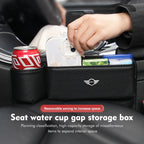 Car Cup Holder Organizer Crevice Gap Filler Stuff Storage Box For MINI Cooper One JCW R56 Countryman Clubman R50 R53 R58