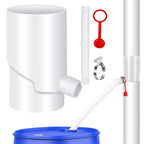 Rain Water Catching System Weatherproof Downspout Rain Barrel Kit Portable Rain Barrels To Collect Rainwater From Gutter For Car