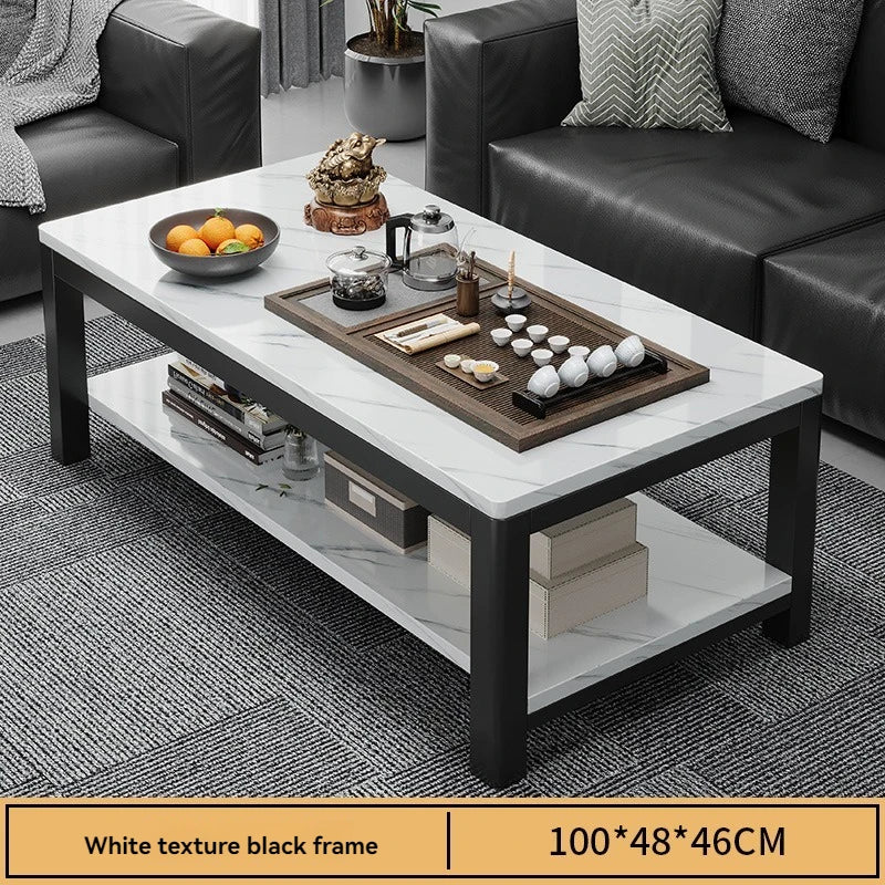 Tea table, living room, household, small apartment, next to sofa, office, marble patterned color tea table, tea table