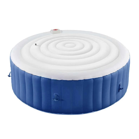 4.5 Ft Inflatable Hot Tub Cover Foldable Energy Saving Lid for Round Outdoor Inflatable Hot Tubs