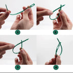 Reusable Garden Cable Ties Plant Vine Tree Shrubs Support Fastener Locking Nylon Adjustable Zipper Cables Ties Organizer Tools