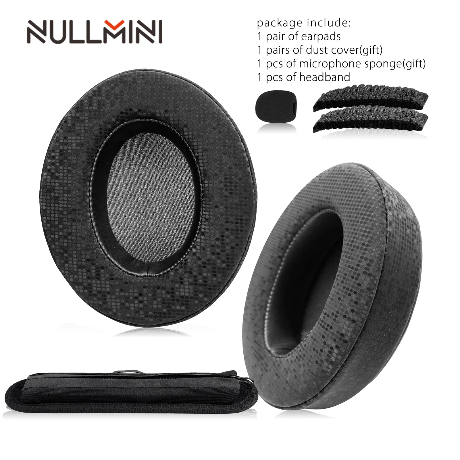 NullMini Replacement Earpads For Logitech G Pro X Headphone Cooling Gel Earmuffs Ear Cover Headband HeadBeam