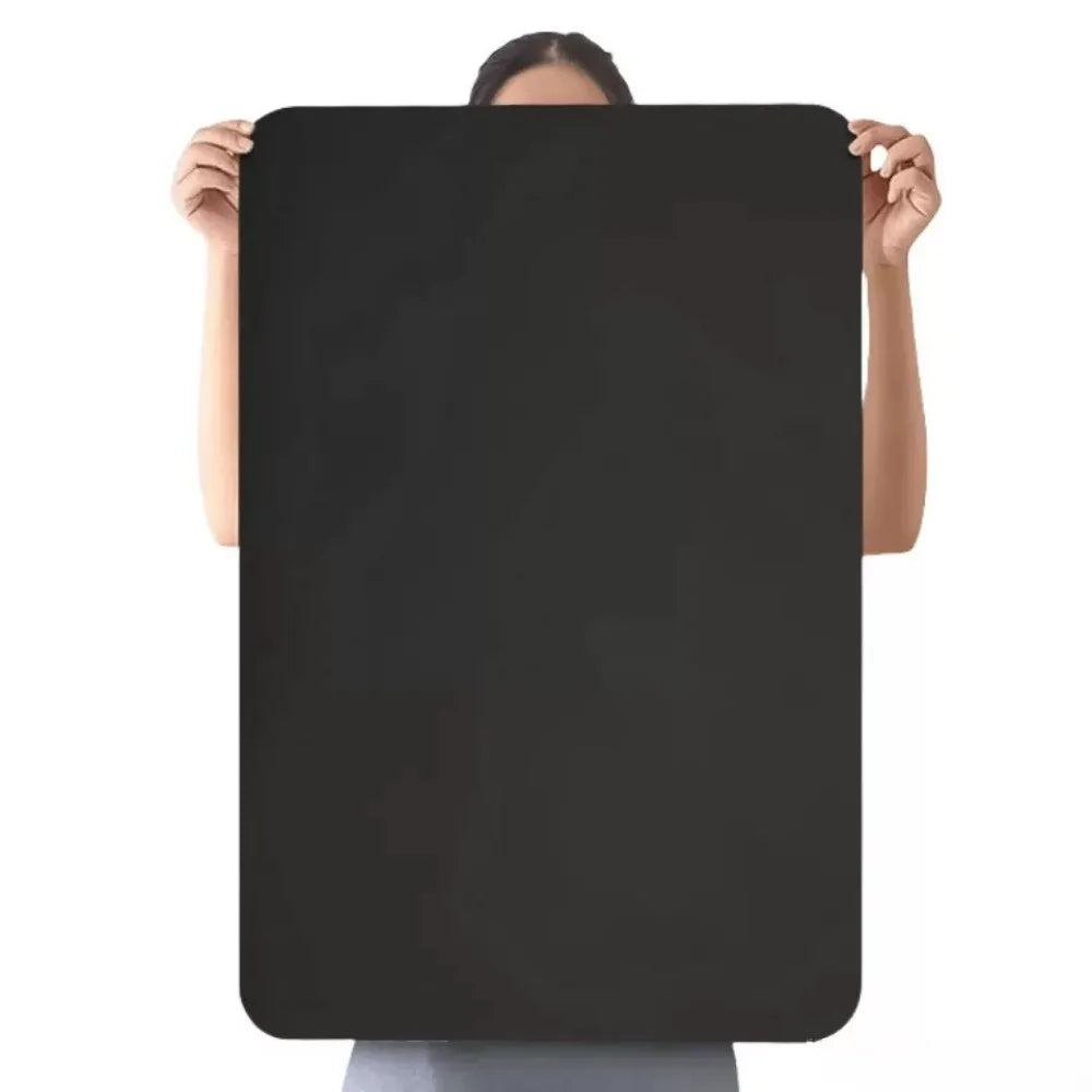 The Kitchen Countertop Is Equipped With Oversized Silicone Mats, Fabric Placemats, Clay Mats, and DIY Items.