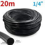 DIY Arbitrary Length 10M/20M/30M... Garden Hose 4/7mm Watering Irrigation System Supplies PVC Micro Drip Pipe Adjustable
