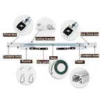 Aqara Smart Zigbee 3.0 Curtain Drive Motor C3 With1.3m-6m Silent Electric Curtain Rail Track Homekit Automatic Control System