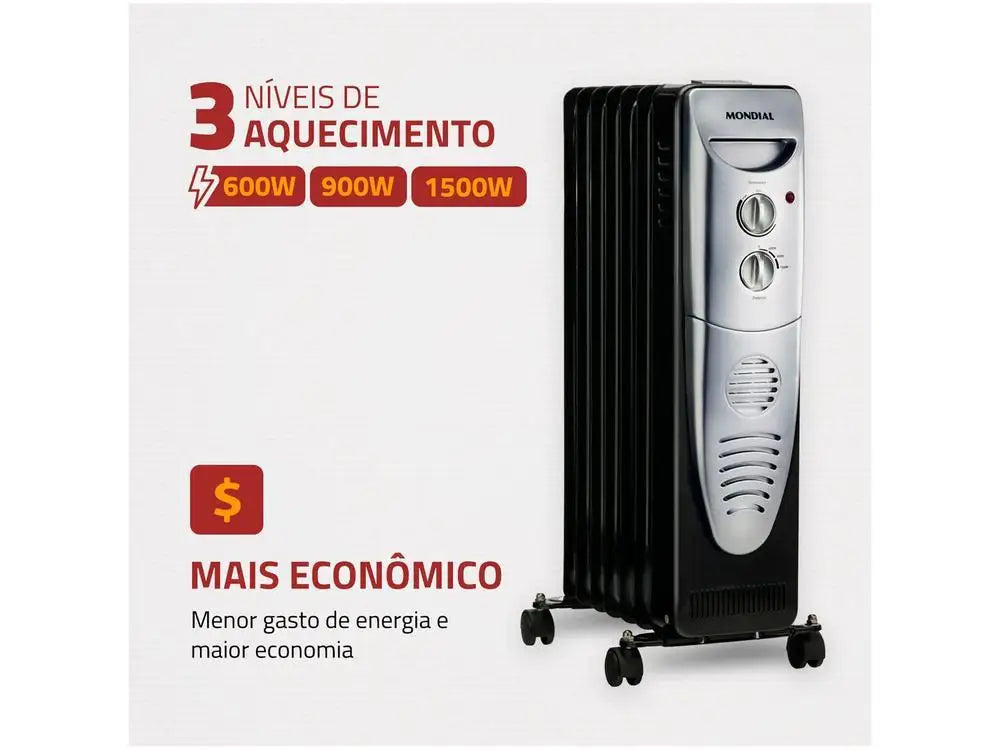 Portable Mondial A 06 Oil Heater 110V