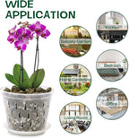 5 Pcs Transparent Orchid Pot Root Control Plastic Orchid Pots With Holes Breathable Plant Growth Container Garden Supplies