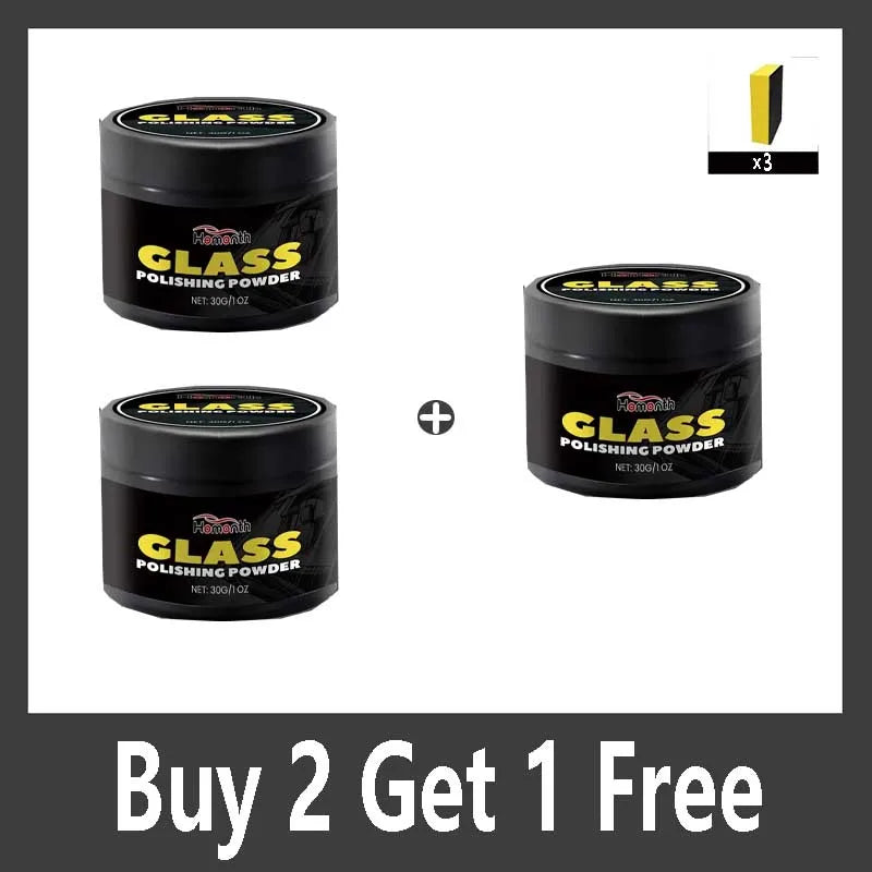 Glass Polish Power Auto Windshield Glass Window Scratches Repair Tools Cerium Oxide Power Car Detailing Maintenance